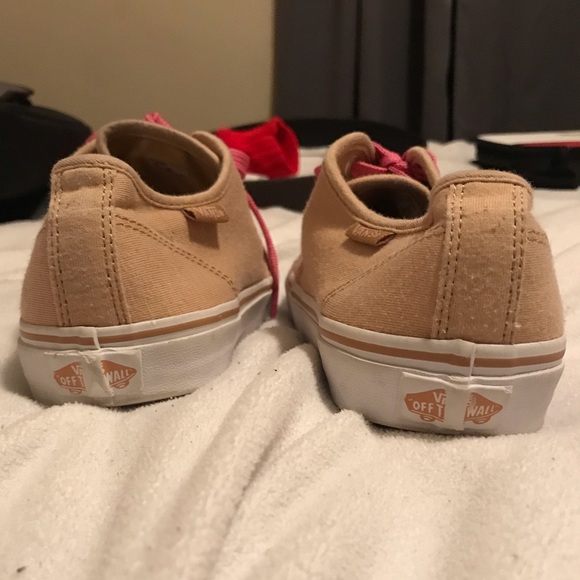 Like new Vans Tan Slip ons Womens 9 - Picture 5 of 5
